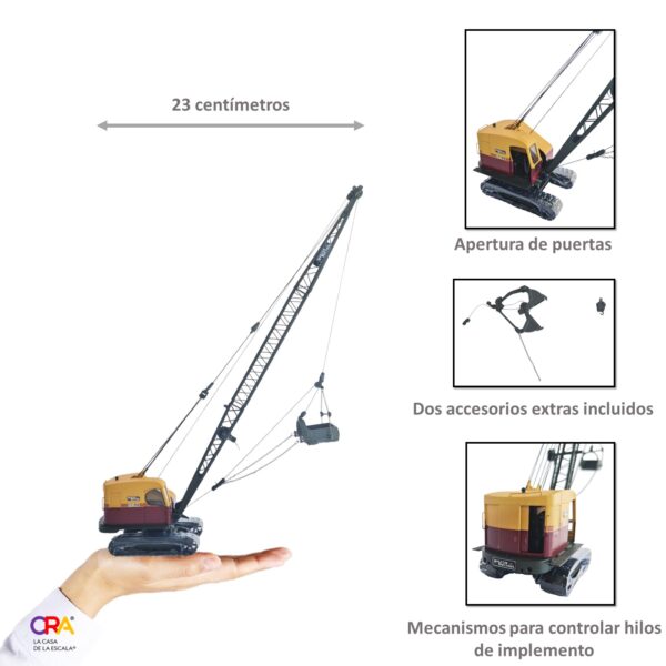 1:50 Grúa/draga/almeja sobre orugas Ruston Bucyrus® 22-RB - Imagen 9