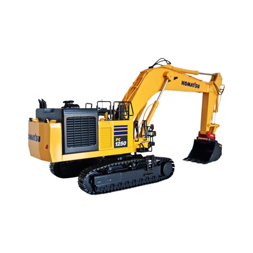 Modèle Réduit Komatsu PC1250-11 Pelle De Démolition - Échelle 1:50 NZG - Édition Limitée Jaune