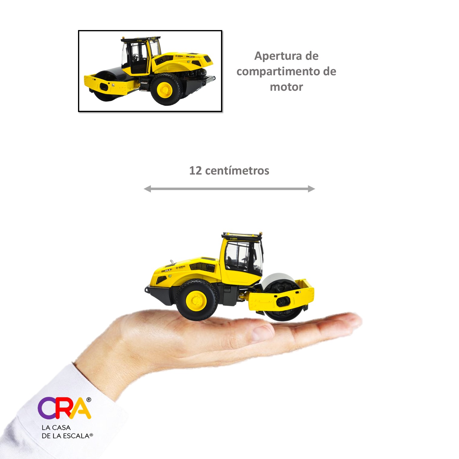1:50 Vibro Compactador de Asfalto BOMAG® BW213 D - Imagen 11